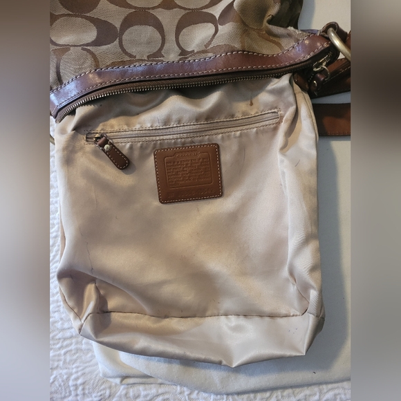 Coach Brown and Tan Crossbody Bag - Picture 8 of 14